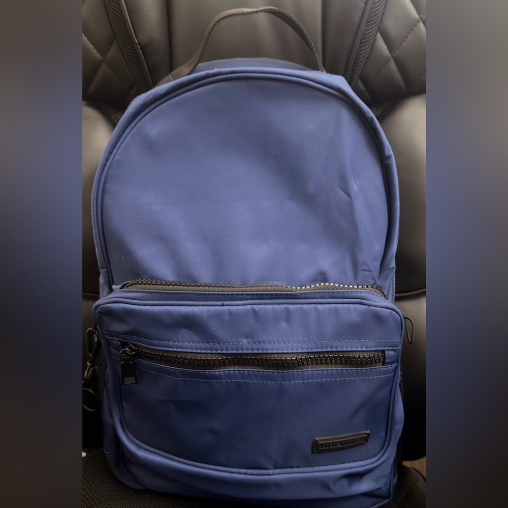 Steve Madden Blue Backpack with Black Details